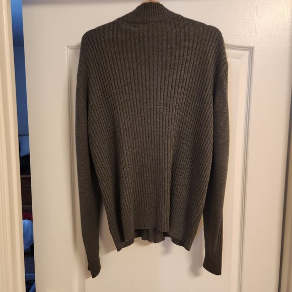 INC Full Zip Cotton Sweater (XL) - Picture 5 of 5